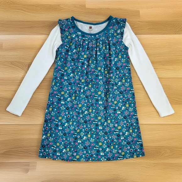 Tea Collection Other - Tea Collection Blue Floral Dress Size 8